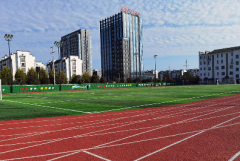 徽州區(qū)華新亭足球場通過竣工驗(yàn)收